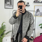 BOMBER ECOPELLE GRIGIO