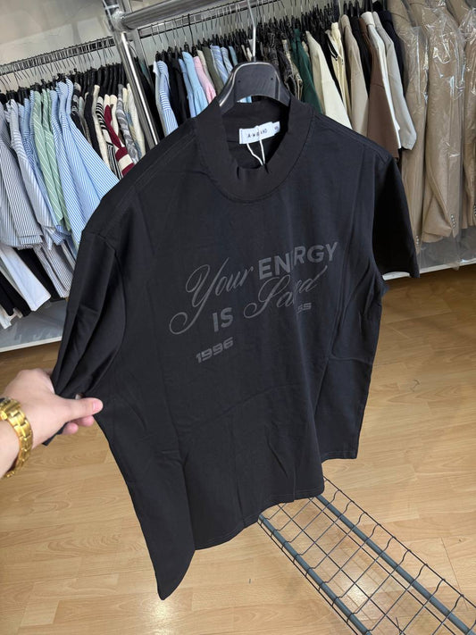 T-SHIRT ENERGY NERO