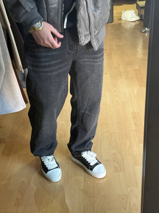 JEANS BAGGY PULITO NERO