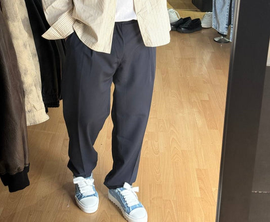PANTALONE FONDO LARGO IMB10 BLU