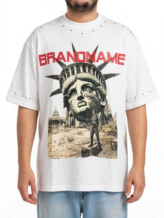 T-SHIRT NO PEACE BIANCA