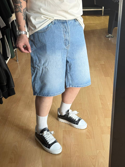 BERMUDA JEANS LAVAGGIO L***S CHIARO