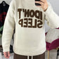 MAGLIONE GIROCOLLO SLEEP BEIGE