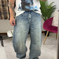 JEANS SUPER BALLOON CHIARO
