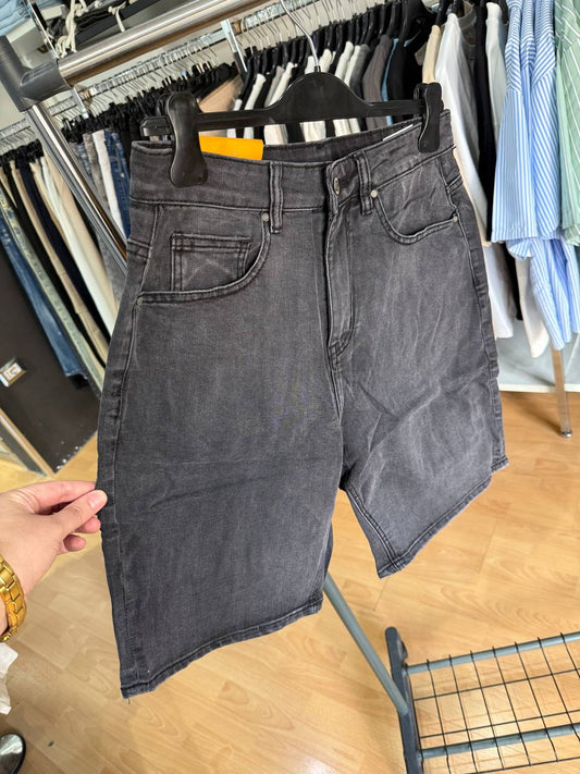 BERMUDA JEANS GRIGIO 2