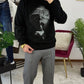 MAGLIONE STAMPA COW NERO
