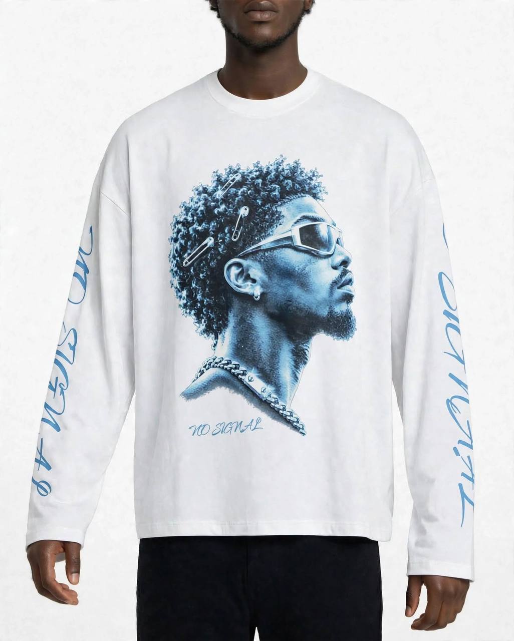 T-SHIRT NO SIGNAL BIANCA