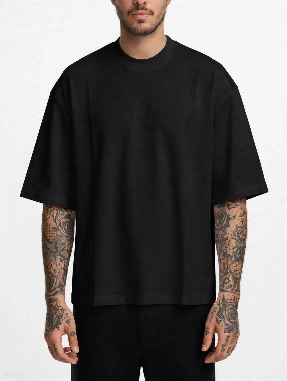 T-SHIRT BASIC CROPP NERA