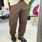 PANTALONE BALLOON MARRONE