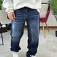 JEANS FONDO LARGO BLU SFUMATO