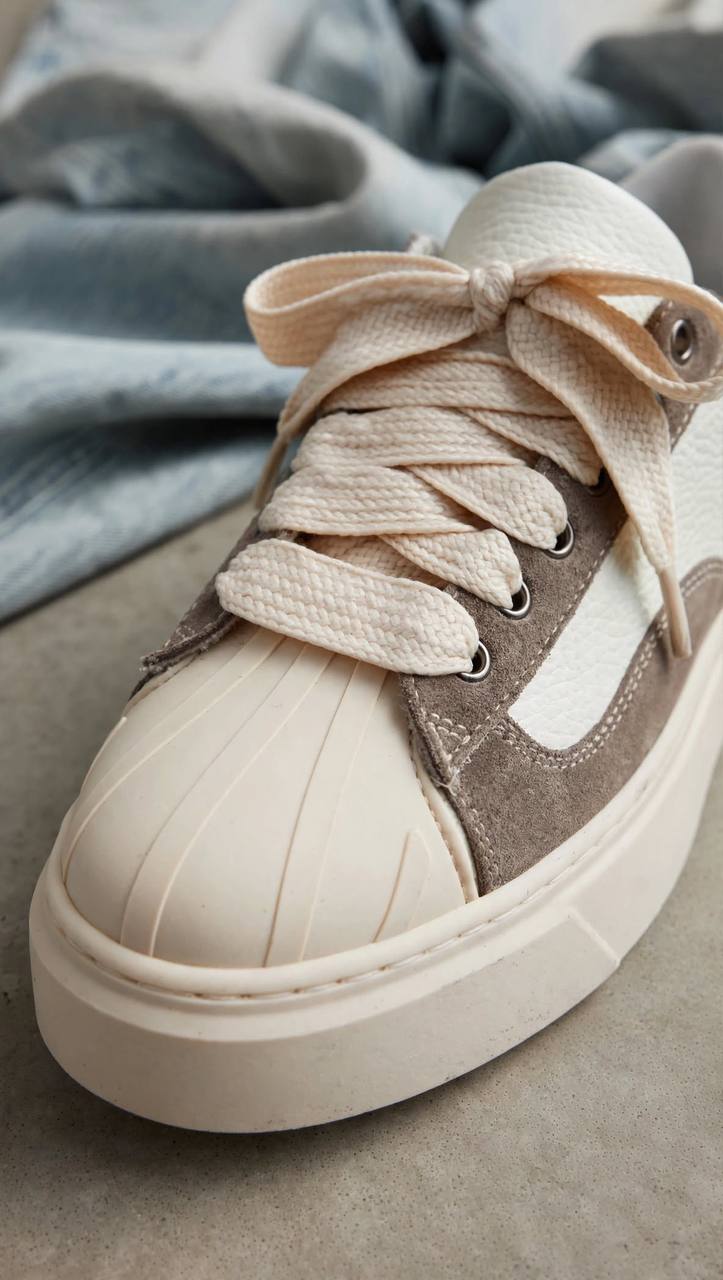 SNEAKERS GRAVITY CAMOSCIO AVORIO