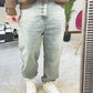 JEANS BALLOON SFUMATO SABBIATO