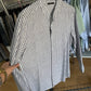 CAMICIA RIGHE COREANA BLU E BIANCA