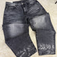 JEANS BALLOON SFUMATO NERO