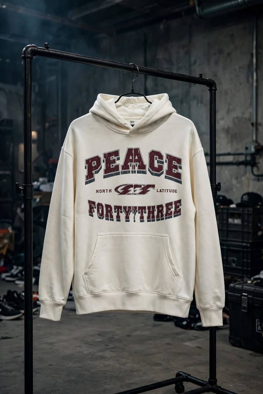 FELPA PEACE BIANCA