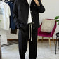 COORDINATO CROPPED NERO