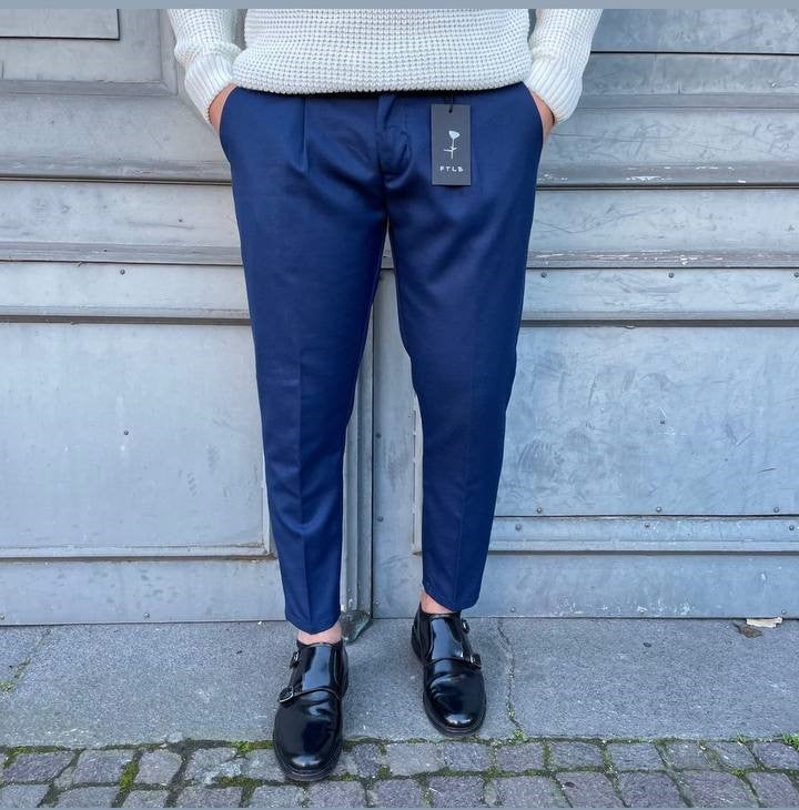 pantalone blu royal