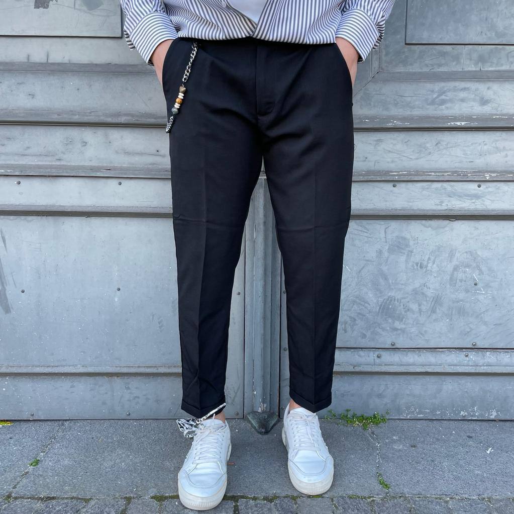 pantalone classico nero